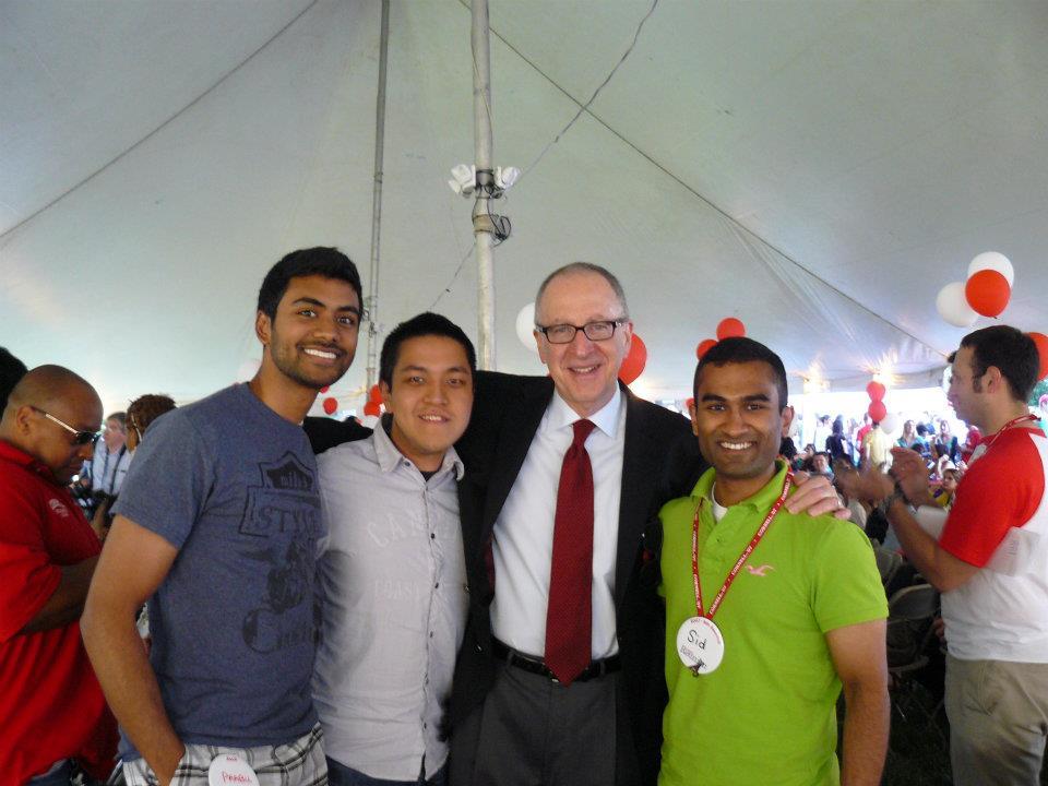 My Cornell reunion with then-President David Skorton