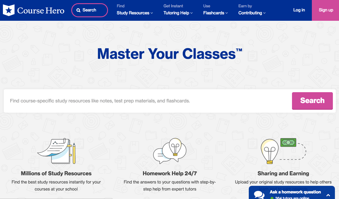 I built the first version of Course Hero, an edu-tech company that has grown to serve millions of students